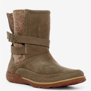 Chaco Hopi Sandstone Boots Wool Leather Size 9.5